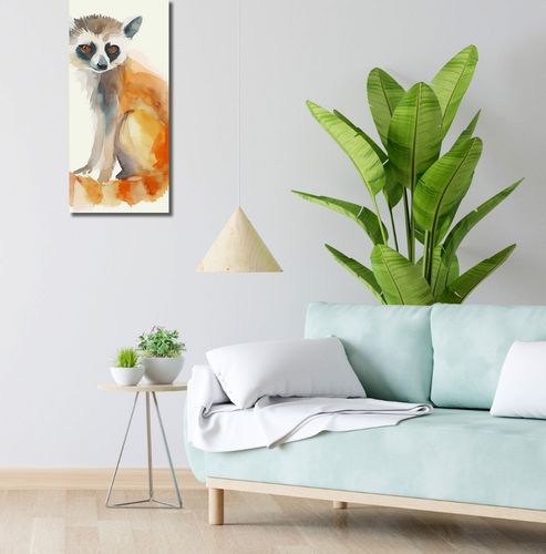 Obraz 30x70cm Lemurek na Arena.pl