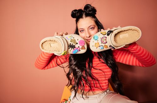 Crocs Damskie Ocieplane Buty Chodaki Platforma Classic Lined Clog 42-43 na Arena.pl