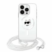 Karl Lagerfeld KLHMP14LHCCHNT iPhone 14 Pro 6.1" hardcase transparent IML