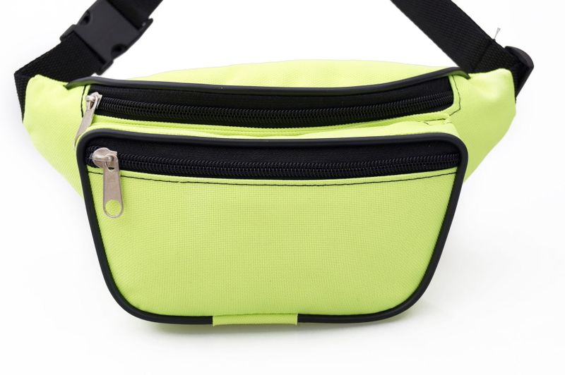 NERKA saszetka biodrówka damska polska neonowa N077 żółta zdjęcie 3