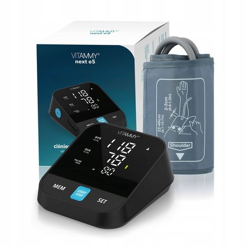 CIŚNIENIOMIERZ VITAMMY NEXT E5 MÓWI PO POLSKU ARYTMIA ETUI ZASILACZ GRATIS na Arena.pl