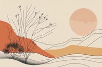 Plakat 91,5x60cm Pustynna Wydma