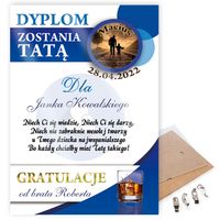 Dyplom Zostania Tatą - Wyjątkowy Prezent na Pępkowe