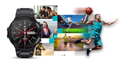 smartwatch giewont czarny gw430-1 na Arena.pl