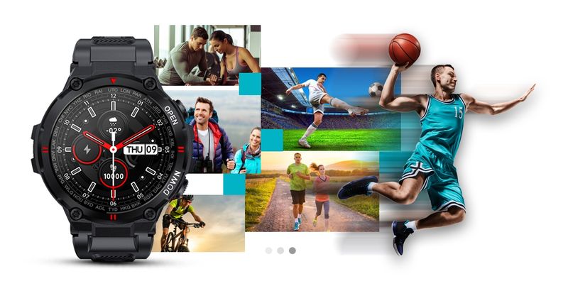 smartwatch giewont czarny gw430-1 zdjęcie 7