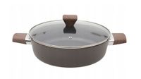 Garnek niski rondel z pokrywą non-stick CHAMPION 24 cm 2,8 litra Greblon C3
