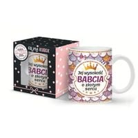 kubek 300ml jej wysokość babcia o złotym sercu | 3309-b2