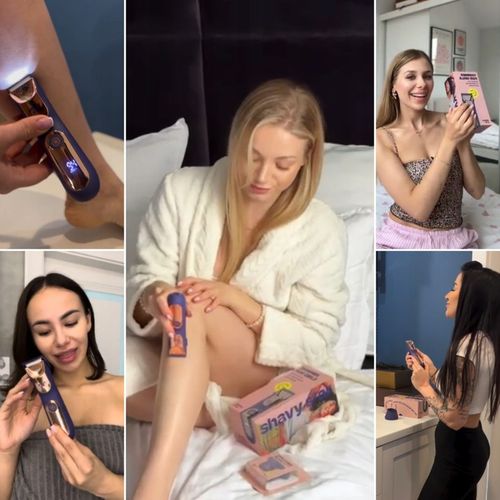 Golarka Damska Shavy Star MASZYNKA depilator trymer do ciała pach na Arena.pl