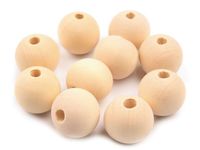 Koraliki drewniane nielakierowane 18 mm ( 1 szt )