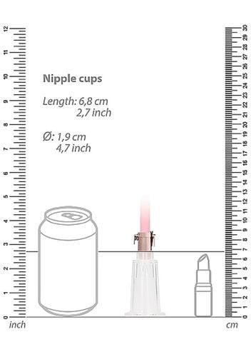 clitoral & nipple pump set medium - rose gold na Arena.pl