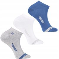 Stopki Skarpetki Męskie Bawełniane Skarpety Niskie MORAJ 3-PAK Zestaw 39-42