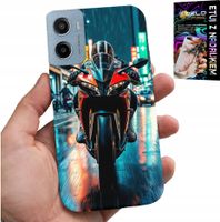 ETUI DO MOTOROLA E15 / G05 - MOTOR, MOTOCYKLE JEDNOŚLAD WZORY + FOLIA