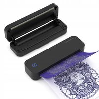 Mini Drukarka Termiczna do Tatuaży, Dokumentów A4 - Przenośna, USB-C, Blue…