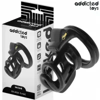 addicted toys locked - system blokujący, stalowy, 8,5 cm, rozmiar m