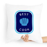 Poduszka Dla Kucharza Prezent Best Cook Z Nadrukiem Ze Zdjęciem