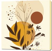 Obraz 90x90cm Złoto Pory Roku