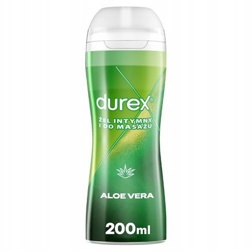 DUREX PLAY 2w1 Nawilżający Żel z Aloesem RELAKSUJĄCY 200 ml Do Masażu Sexu na Arena.pl