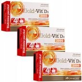 OLIMP GOLD-VIT D3 2000 3X120tab WITAMINA D3 ODPORNOŚĆ KOŚCI 120 PORCJI