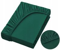 BAWEŁNIANE Prześcieradło Z GUMKĄ 160x200 + 25cm Jersey Miękkie Różne