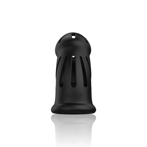 model 27 - ultra soft silicone chastity cage - black na Arena.pl