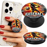 Uchwyt do telefonu Popsocket na palce/stojak BASEBALL KIJ SPORT PIŁKA POLE
