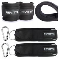 UCHWYTY OPASKI NA KOSTKI DO WYCIĄGU DO TRENINGU NÓG I POŚLADKÓW 2 SZT.