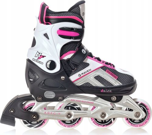 Rolki Regulowane RAVEN Pulse Black/Pink 37-40 na Arena.pl