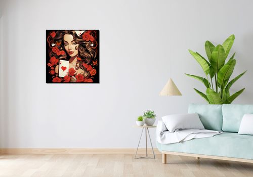 Plakat 70x70cm Różany Hazard na Arena.pl