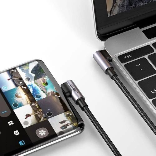 UGREEN KABEL PRZEWÓD USB-C DO USB-C KĄTOWY PD 3A 60W 1M JAKOŚĆ ORYGINAŁ na Arena.pl
