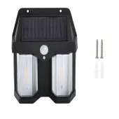 Lampa solarna z czujnikiem zmierzchu ruchu 3 tryby wodoodporna 1200lm