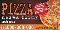 Gotowe banery BANER PIZZERIA RESTAURACJA OBIADY