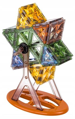 Klocki Magnetyczne Konstrukcyjne Panele Magnetic TILES Pojazdy Figury 100 na Arena.pl