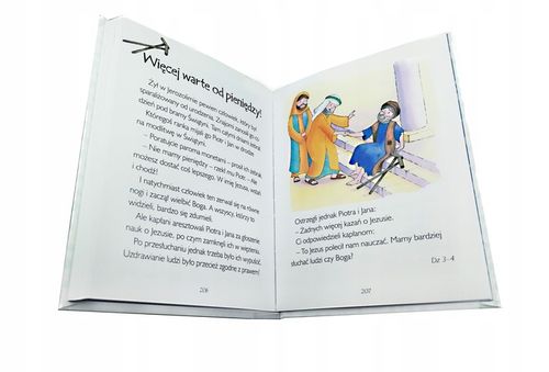 BIBLIA DLA DZIECI PREZENT PAMIĄTKA CHRZTU ŚWIĘTEGO I KOMUNIA CHRZEST GRAWER na Arena.pl