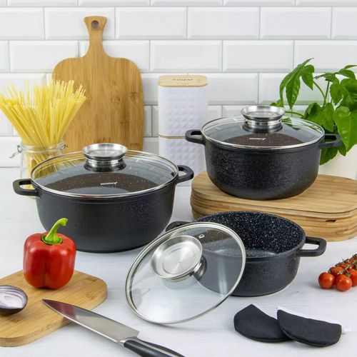 zestaw 12 elem. garnków granitowych klausberg kb-7360 na Arena.pl