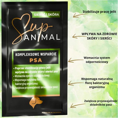 POSTBIOTYK DLA PSA MAŚLAN SupANIMAL ZDROWA SKÓRA SIERŚĆ DODATEK DO KARM na Arena.pl
