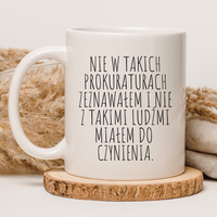 CHAMSKI KUBEK BEZ CENZURY | ŚMIESZNY PREZENT | DO PRACY BIURA DOMU | 330 ml