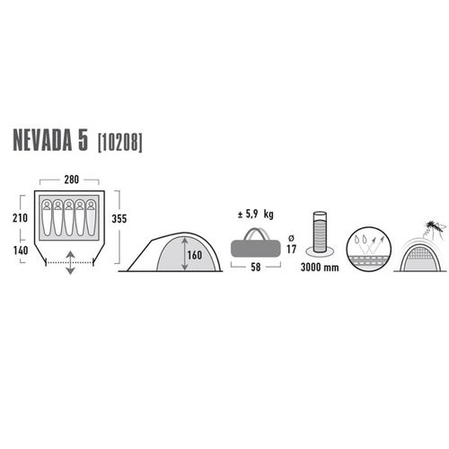 Namiot High Peak Nevada 5 10208 na Arena.pl