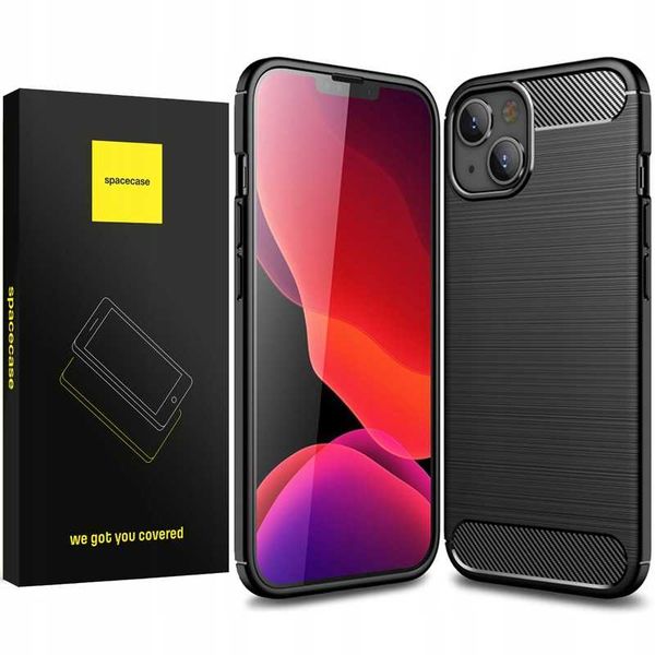 Spacecase Carbon Iphone 14 Plus Czarny zdjęcie 1