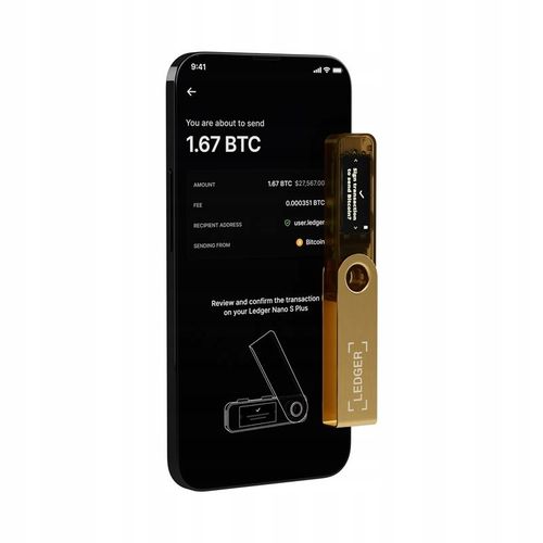 Portfel Ledger Nano S Plus gold na Arena.pl