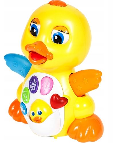 INTERAKTYWNA KACZUSZKA KACZKA GRA JEŹDZI MACHA SKRZYDEŁKAMI SERCE KWACZE na Arena.pl