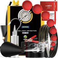 ZADYMIARKA Autool + wbudowana POMPKA+STOŻEK+MANOMETR+ zestaw KORKÓW