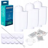3x ZAMIENNIK Filtra Wody BRITA INTENZA +TABLETKI Czyszczące Odkamieniające