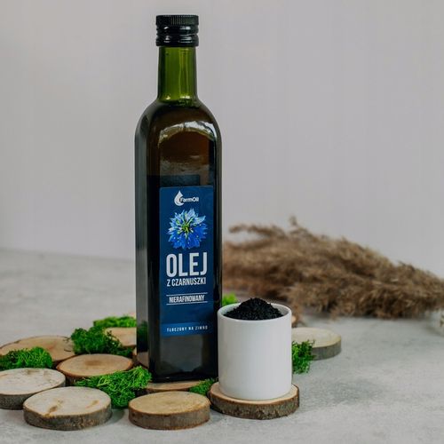 OLEJ Z CZARNUSZKI TŁOCZONY NA ZIMNO 500ml na Arena.pl