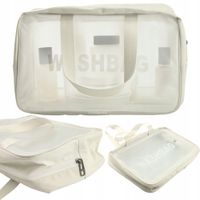 KOSMETYCZKA PODRÓŻNA NA KOSMETYKI WODOODPORNA DAMSKI ORGANIZER PODRÓŻNY