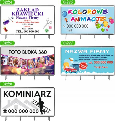 BANER REKLAMOWY 200x100 cm duży wybór różne wzory SPRZEDAŻ DREWNA OPAŁOWEGO na Arena.pl