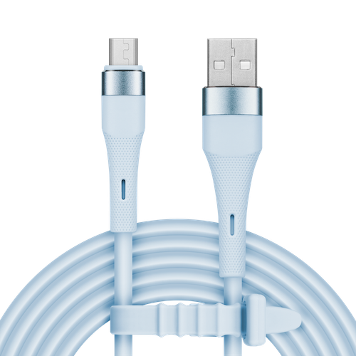 Kabel USB - microUSB 1m 12W silikonowy Kruger&Matz Basic na Arena.pl