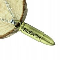 Naszyjnik Bleach Manga Japan Nabój Złoty Pocisk Wisiorek Ammo 316L Wisior