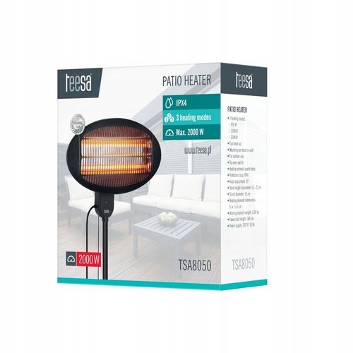 Promiennik podczerwieni grzejnik na taras balkon Teesa na Arena.pl