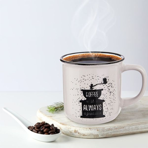 Kubek do kawy ceramiczny 370 ml zdjęcie 2