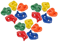 Kamienie wspinaczkowe plastikowe 15szt.